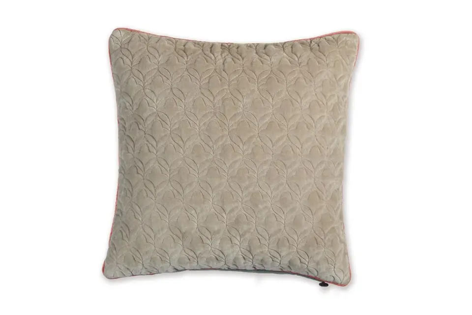 Pip Studio Quilty Dreams pute 45x45 khaki fløyel