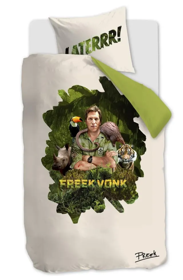 Freek Vonk Laterrr sengetøy sand 140x200 cm bomull