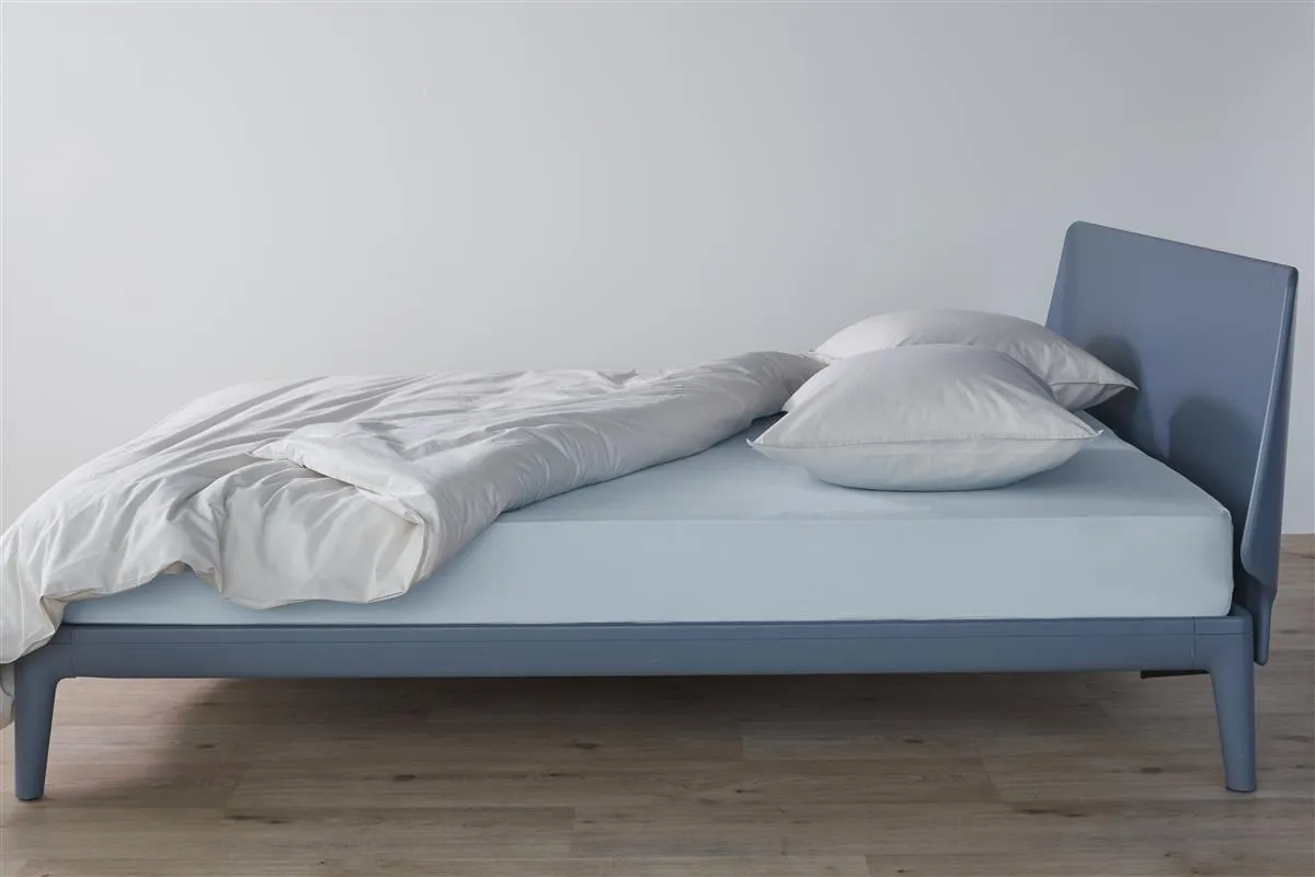 Beddinghouse jersey laken 160x200 cm lyseblå