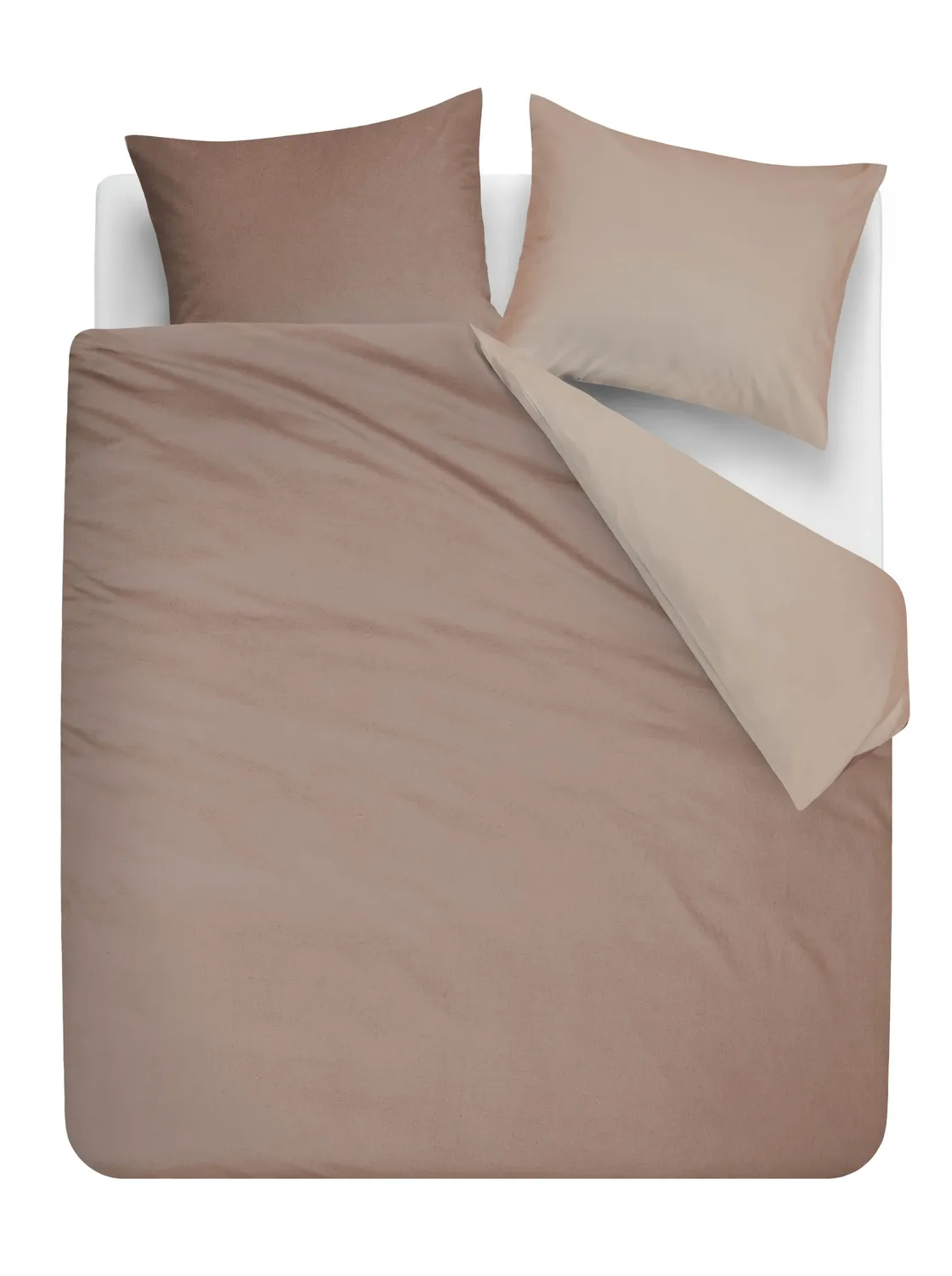 Beddinghouse Warm dynetrekk rosa 200x200/220 cm flanell