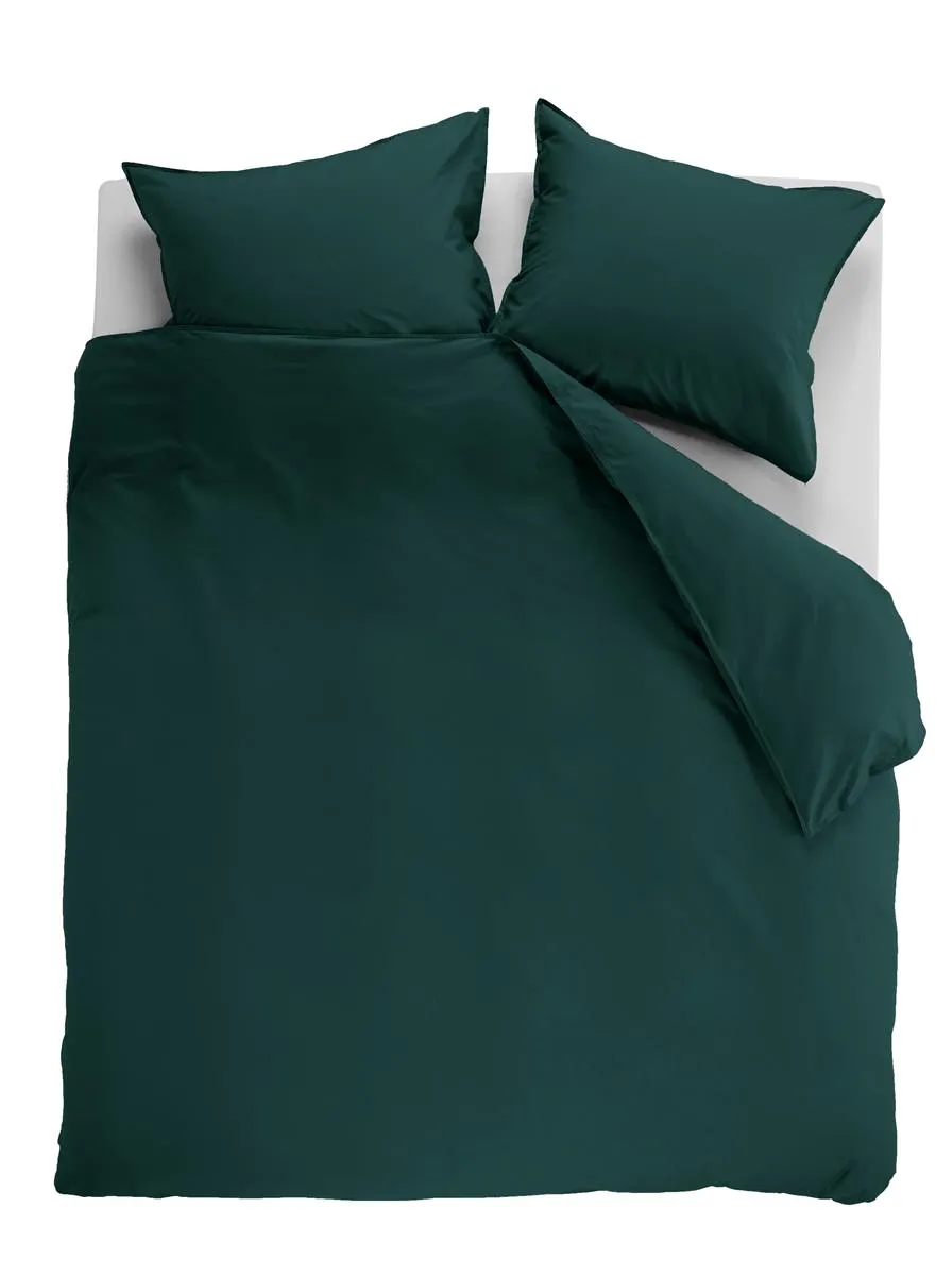 Ambiante Cotton Uni dynetrekk 140x200 mørkegrønn bomull