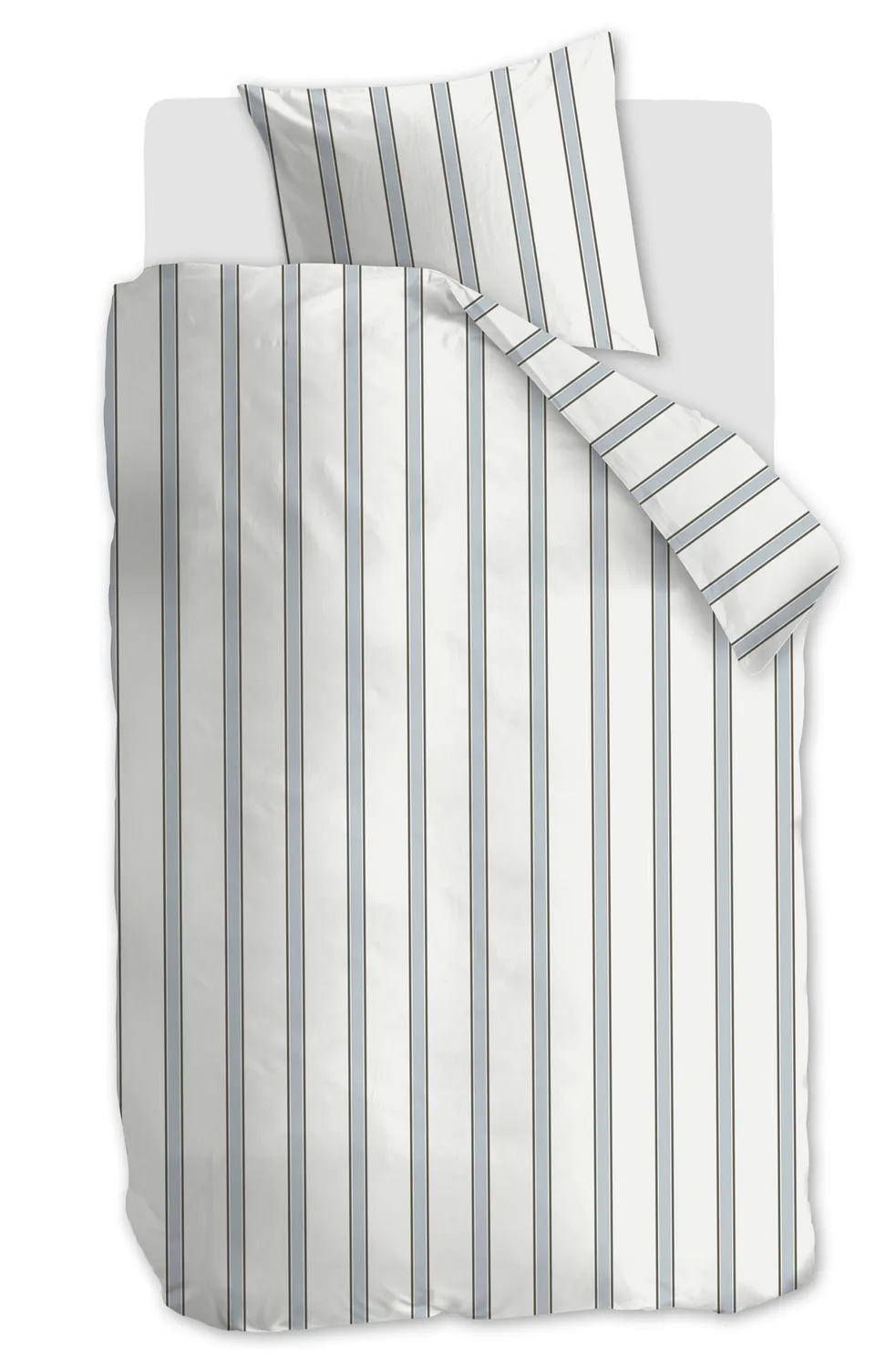 vtwonen Fun Stripe dynetrekk 140x220 blå bomull