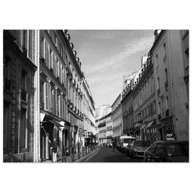 Hellstrøm Streets of Paris kunsttrykk 70x50 cm halvblank