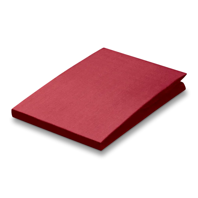 Vandyck Percale Bourdon nakkeputetrekk 15x40 ruby red