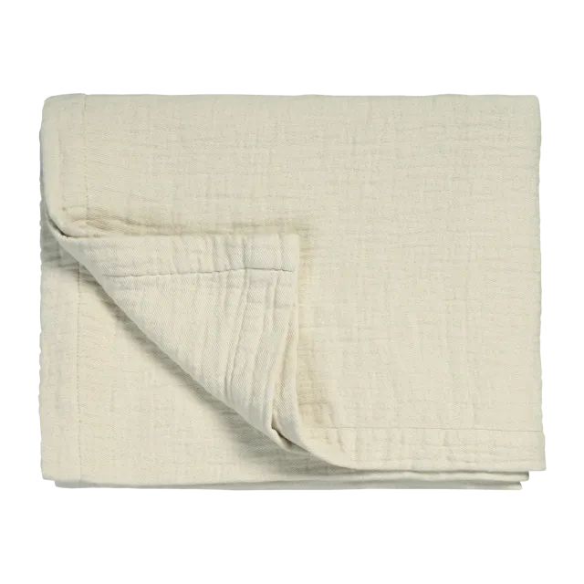 Vandyck Pure 68 sengepledd 160x250 beige bomull