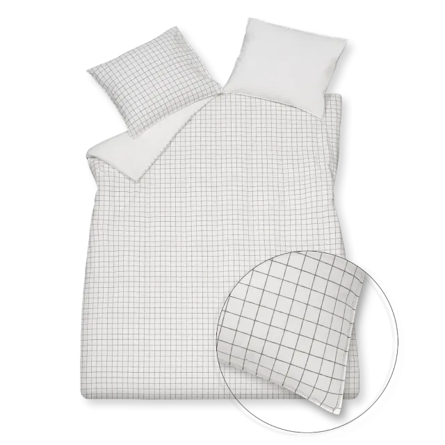Vandyck Pure 54 dynetrekksett anthracite 240x200 percale