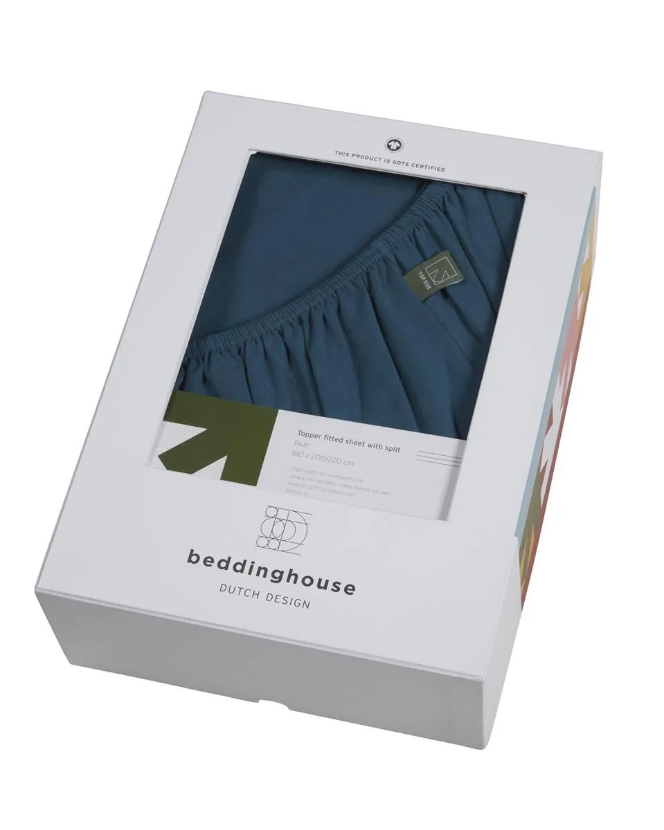 Beddinghouse Dutch Design Jersey Stretch topplaken 120x220 offwhite