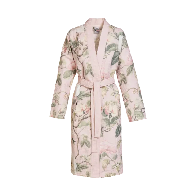 Vandyck Amaya badekåpe sepia pink Large – vaffel