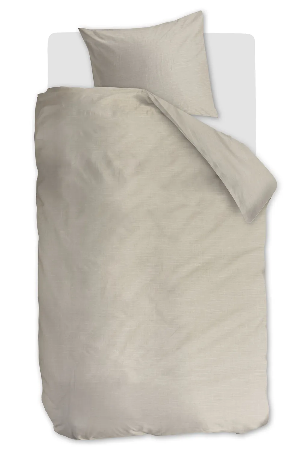 vtwonen Cozy Slub sengetøy 140x220 sand bomull
