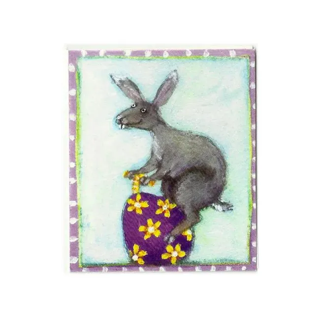Aspegren Denmark Jumpy Egg minipostkort 6x7 cm dobbeltkort
