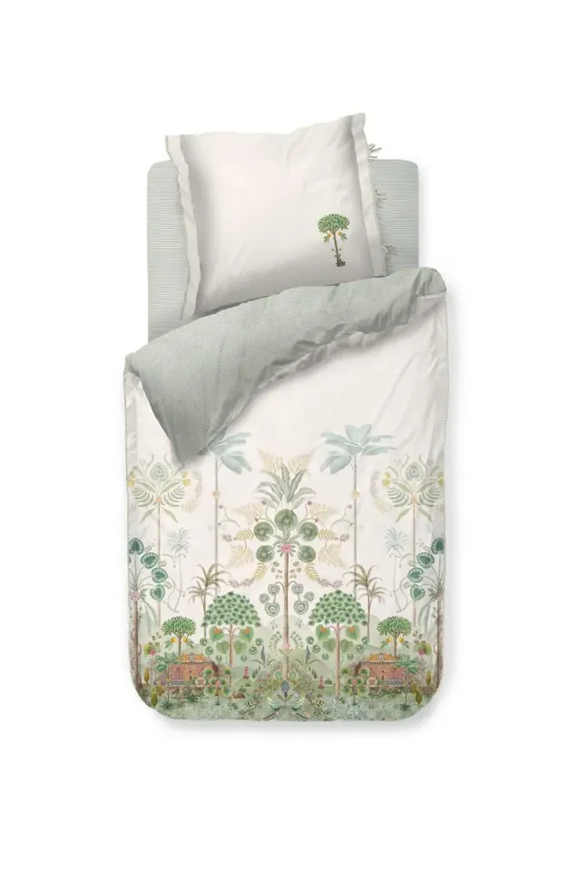 Pip Studio Panoramico dynetrekk offwhite 140x200 cm percale