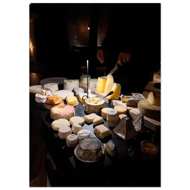 Hellstrøm Cheese Troisgros kunsttrykk 40x60 cm halvblank