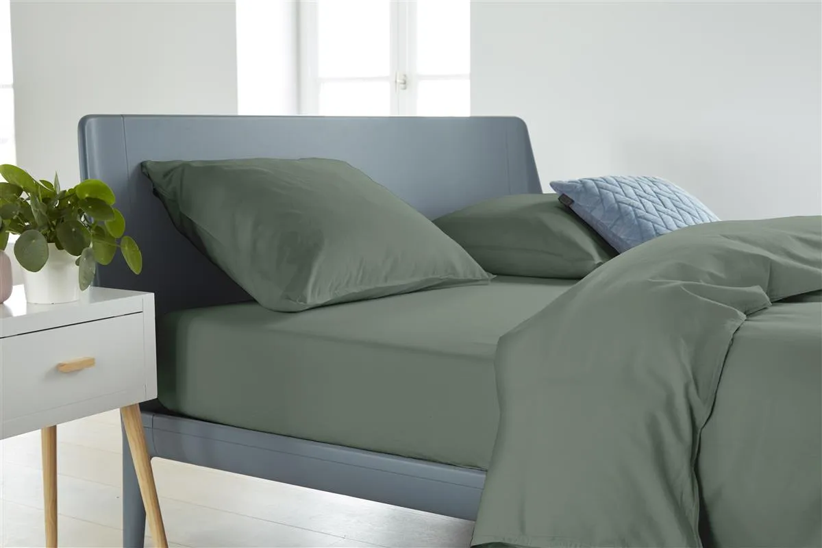 Ambiante Bamboo Cotton laken 90x200 grønt bambus