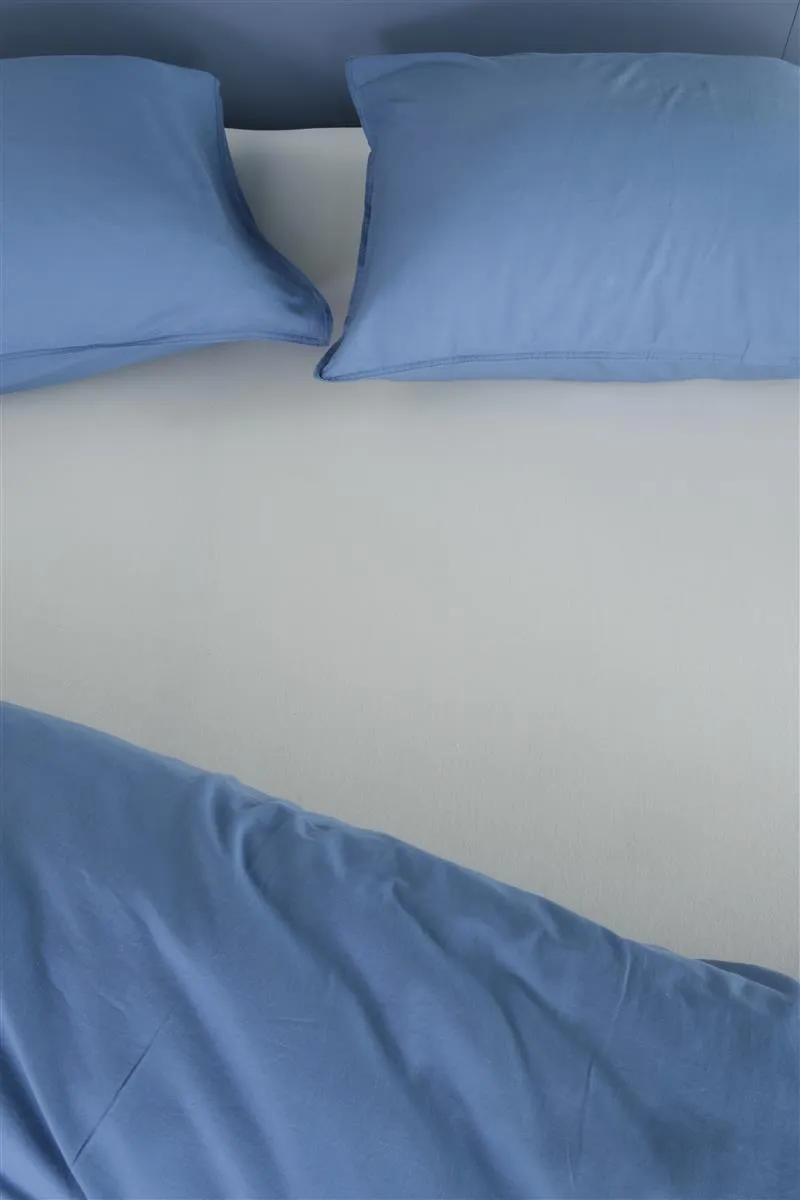 Beddinghouse Jersey splittopperlaken offwhite 140x200 bomull