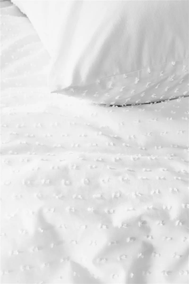 Beddinghouse Snow dynetrekk 140x200 hvitt bomull