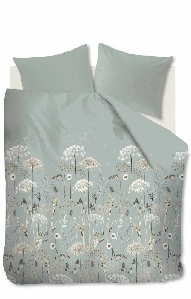 Beddinghouse Ariadne Wind dynetrekk 200x200 grønn blomster
