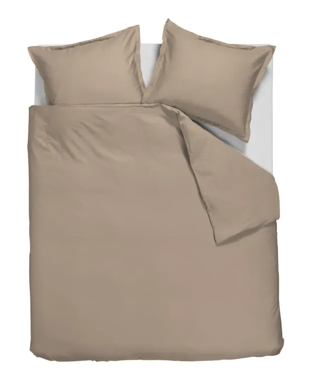Ambiante Satin Uni dynetrekk 240x200 taupe sateng