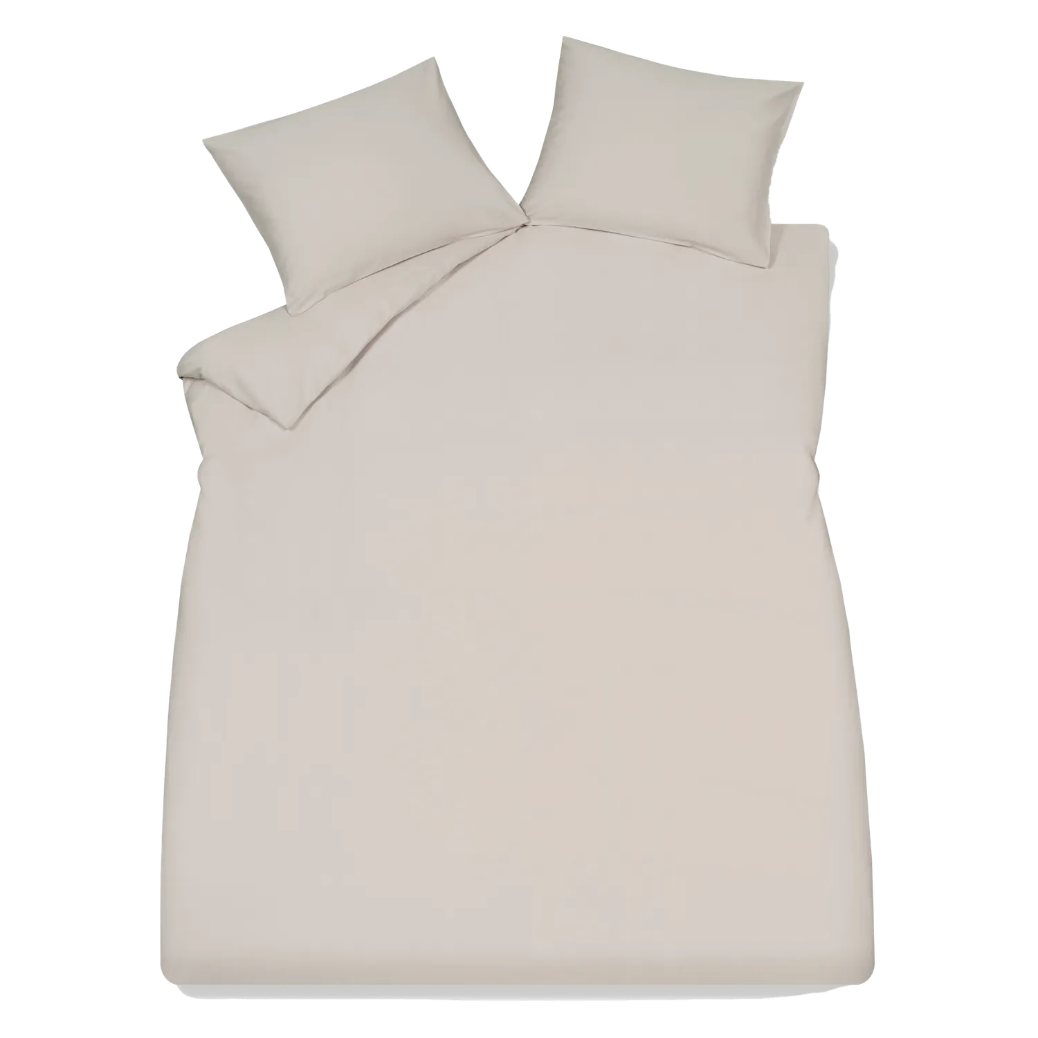 Vandyck Satin Luxe dynetrekksett linen 140x200 enkelt bomullssateng
