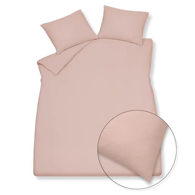 Vandyck Pure 66 dynetrekk 140x200 sepia pink hamp