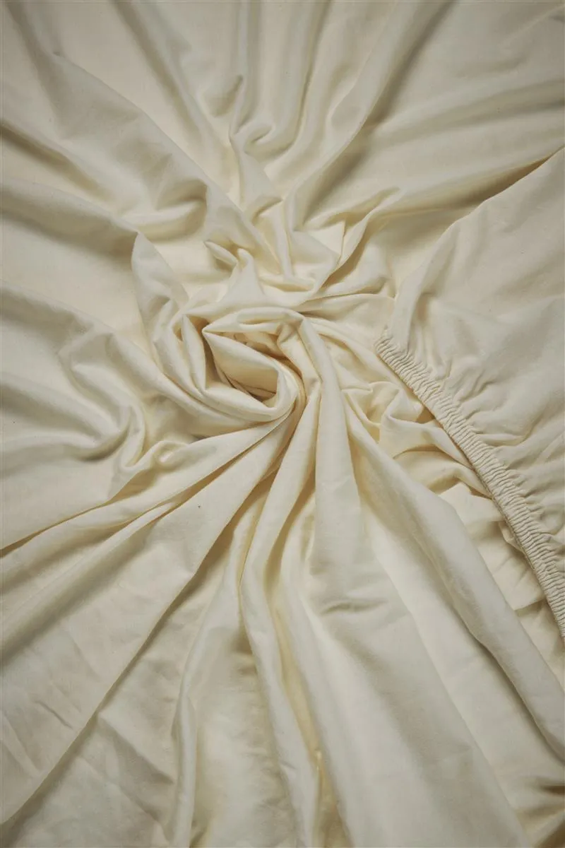 Beddinghouse Jersey topperlaken 100x200 offwhite bomull