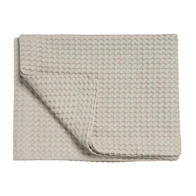 Vandyck Home Pique sengeteppe stone 160x250 bomull
