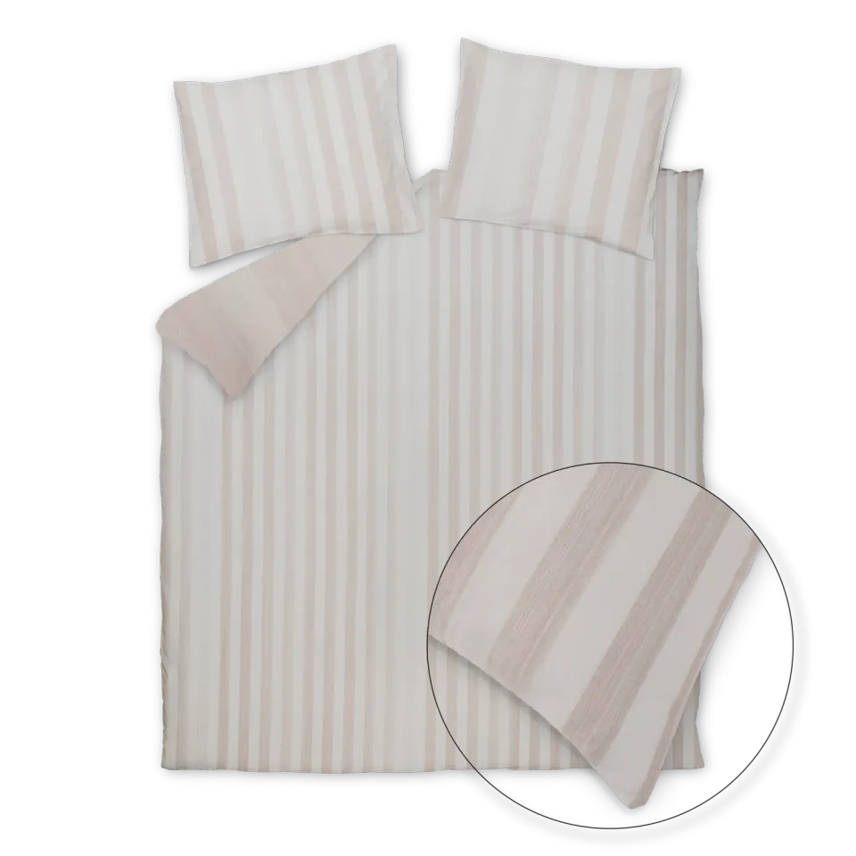 Vandyck Home Brenta XL dynetrekksett 260x240 blush flanell
