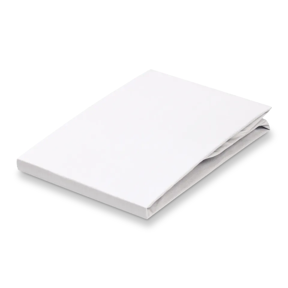 Vandyck Percale putevar white 60x80 glatt bomull