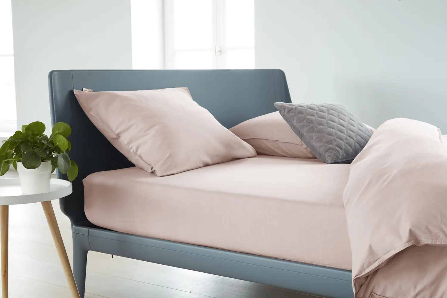 Ambiante Cotton laken 90x200 lys rosa bomull