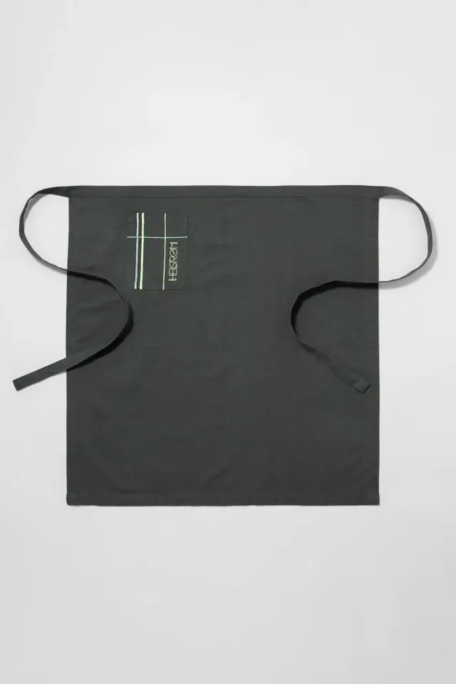 Hellstrøm Forstykke forkle grønn 75x75 cm økologisk