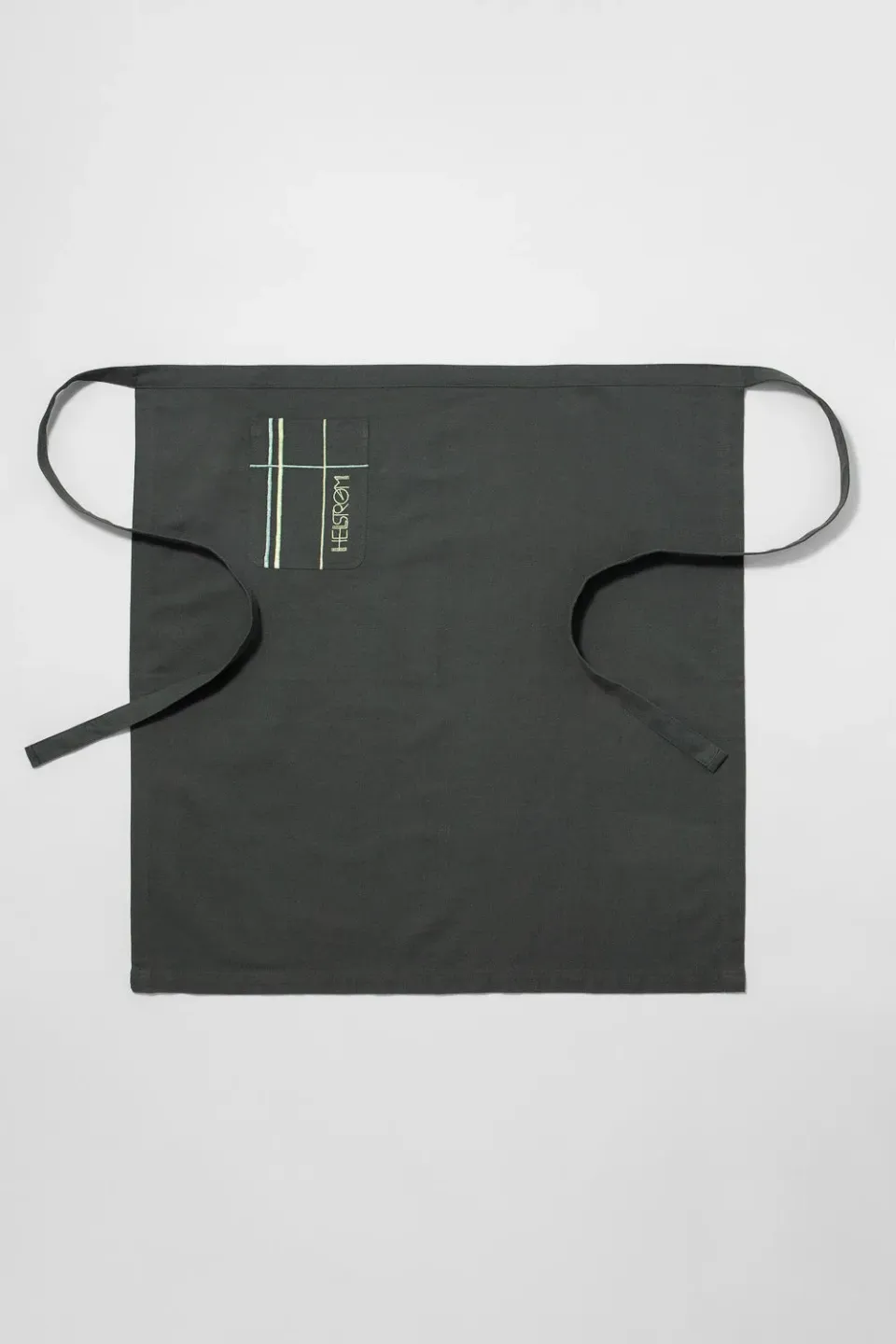 Hellstrøm Forstykke forkle grønn 75x75 cm økologisk