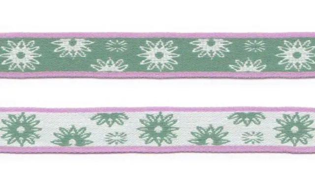 Aspegren Twinkle Ribbon on Board pyntebånd grønn 1 cm x 3 m