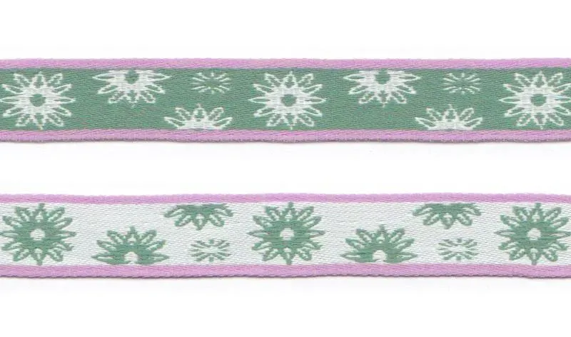 Aspegren Twinkle Ribbon on Board pyntebånd grønn 1 cm x 3 m