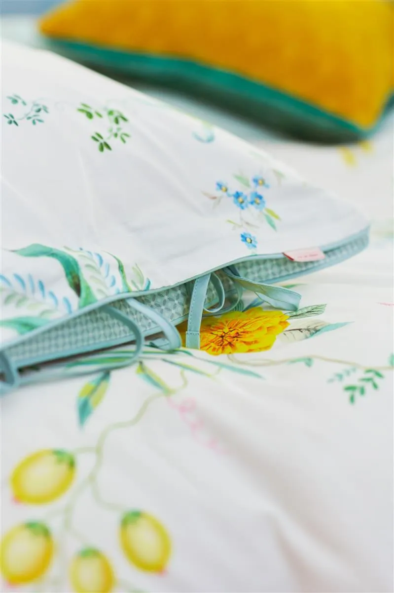 Pip Studio Fleur Grandeur dynetrekk hvit perkal 140x200 cm