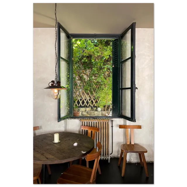 Hellstrøm Window Septime kunsttrykk 40x60 cm halvblank
