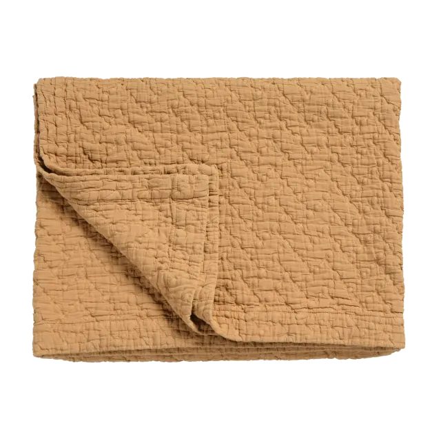 Vandyck Pure 10 sengeteppe toffee 180x260 – bomull