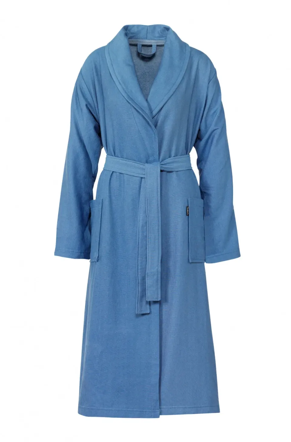Vandyck York morgenkåpe steelblue medium bambus