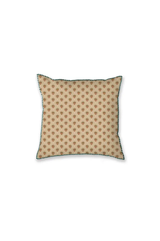 Pip Studio Jaipur Flower pyntepute 40x40 cm grønn blomstret