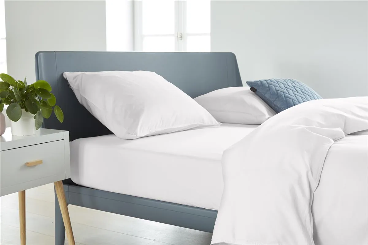 Ambiante Bamboo Cotton laken 140x200 cm hvit bambus