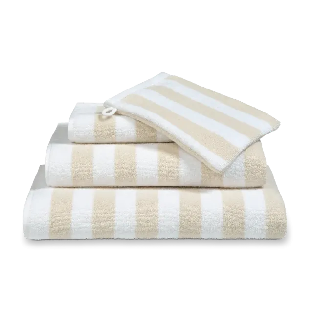 Vandyck Verona Stripes håndkle desert 60x110 bomull