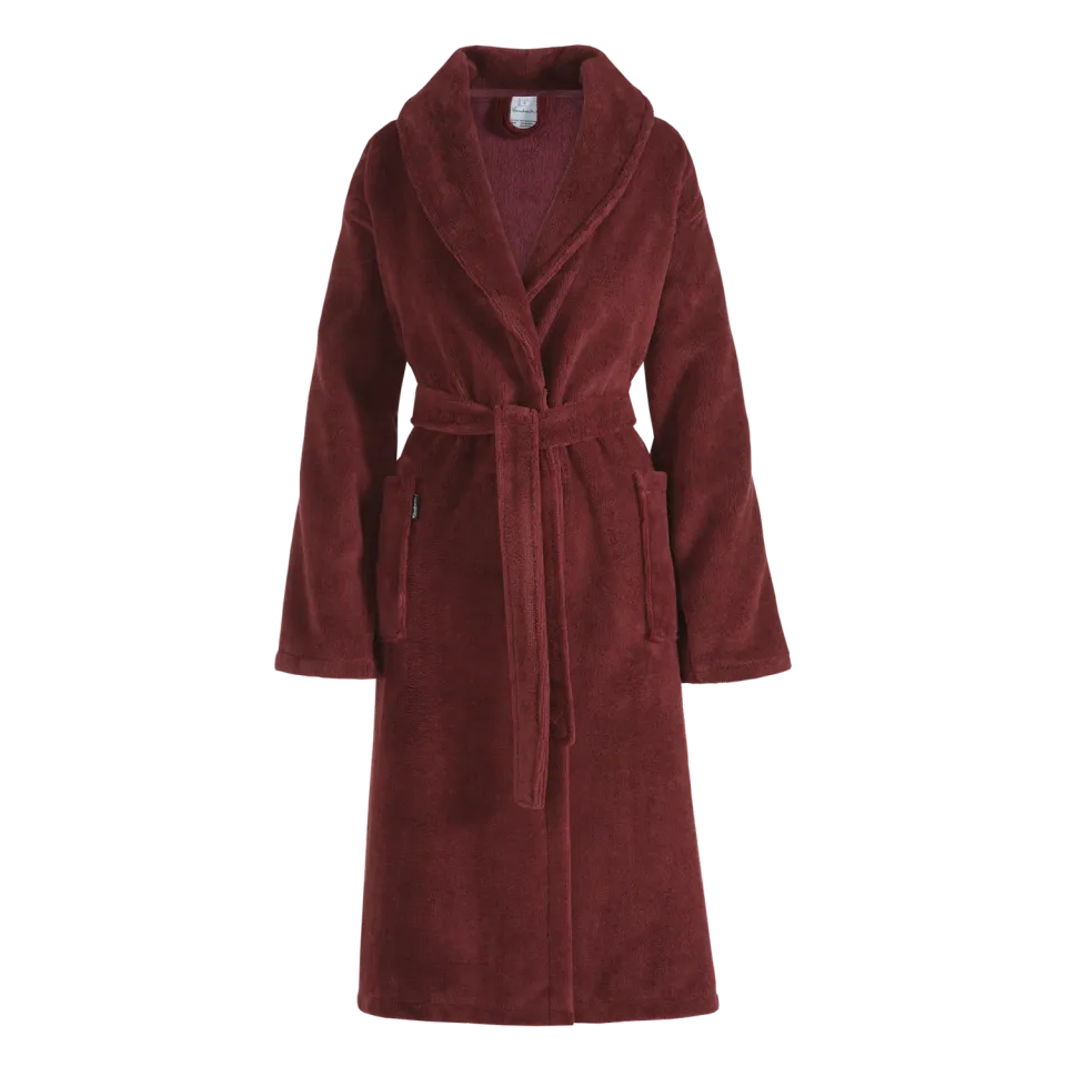 Vandyck Beaumont badekåpe burgunder Large velour