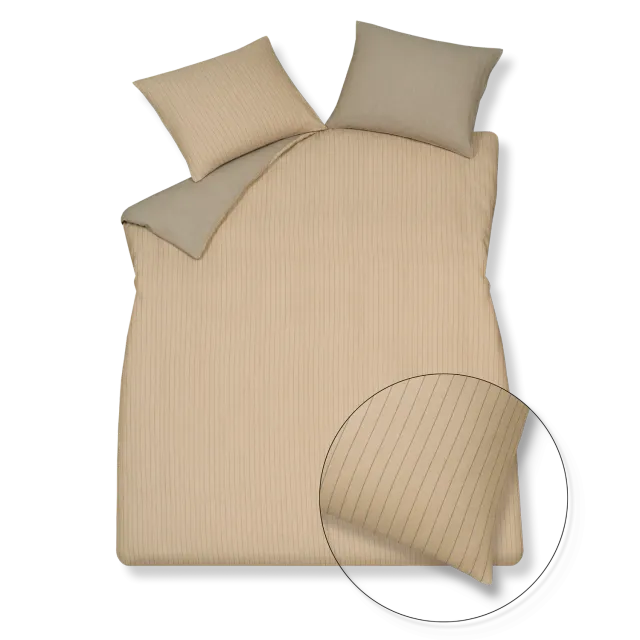 Vandyck Home Palermo dynetrekksett linen 200x200 flanell