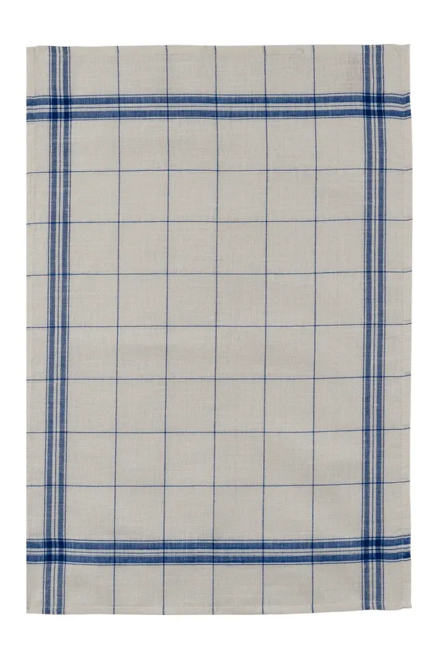 Coucke EGR kjøkkenhåndkle blått 50x75 cm lin