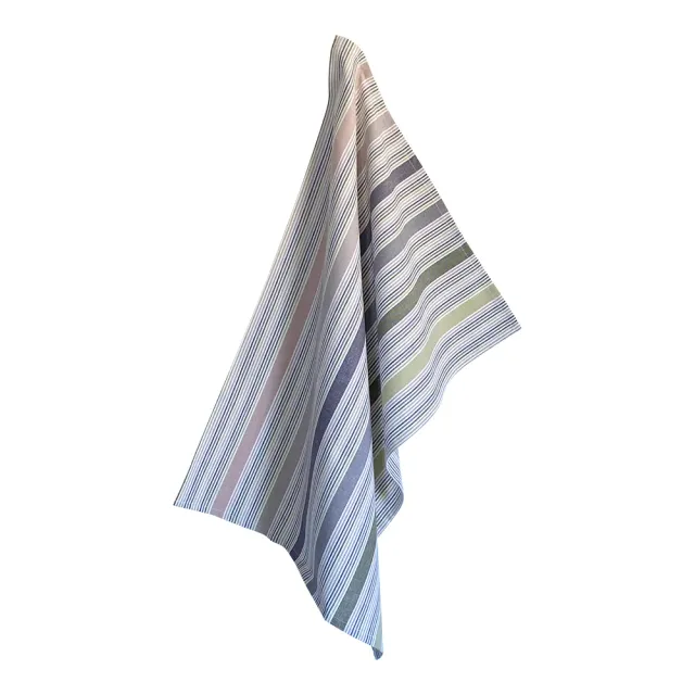 Solwang Design kjøkkenhåndkle støvet pastel vevet