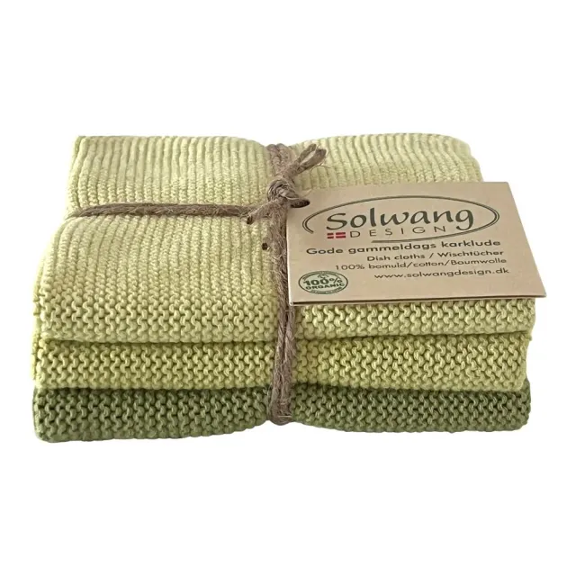 Solwang Design karklut pistacie kombi 3-pk økologisk