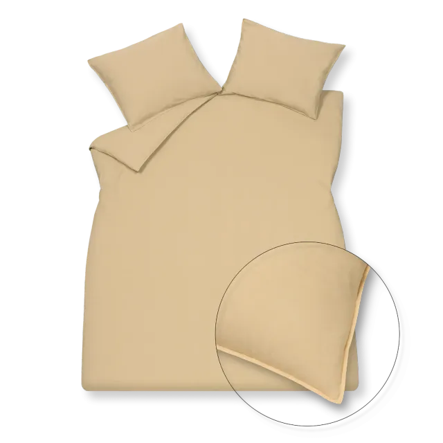 Vandyck Washed Cotton dynebetrekk 200x200 beach ensfarget