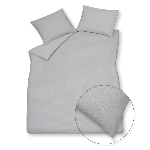 Vandyck Aberdeen XL dynetrekksett 260x240 antrasitt flanell