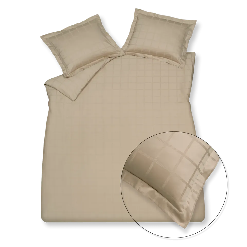 Vandyck Home 78 dynetrekksett stone 260x240 sateng