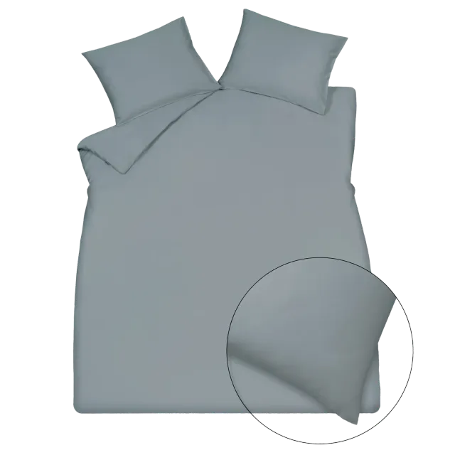 Vandyck Satin Luxe dynetrekksett 140x200 lyseblå sateng