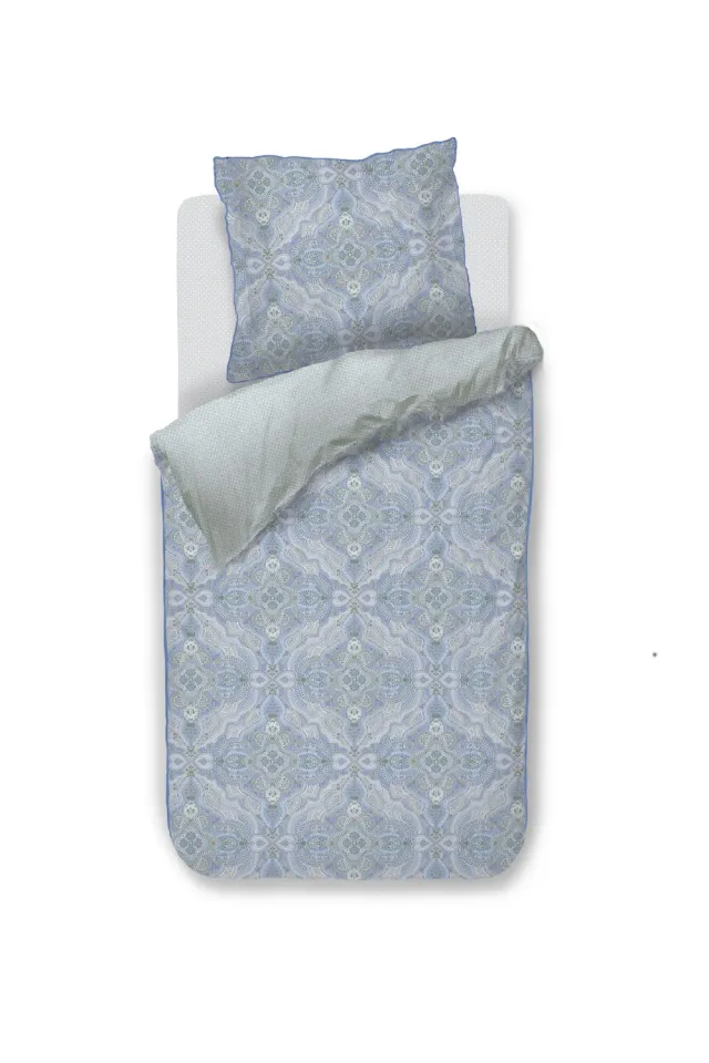 Pip Studio Moon Flower dynetrekk 240x200 lyseblå