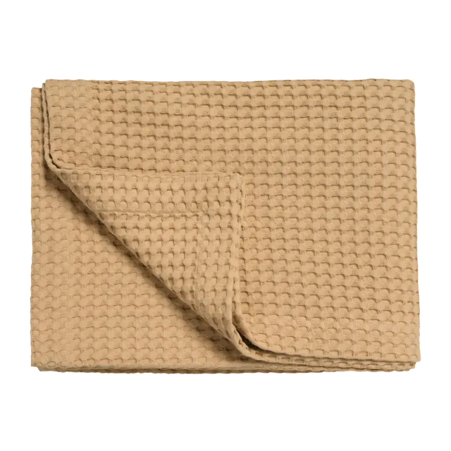 Vandyck Home Pique sengeteppe toffee 160x250 bomull